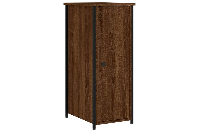 Bedside Cabinet Brown Oak 32x42x80 cm Engineered Wood vidaXL