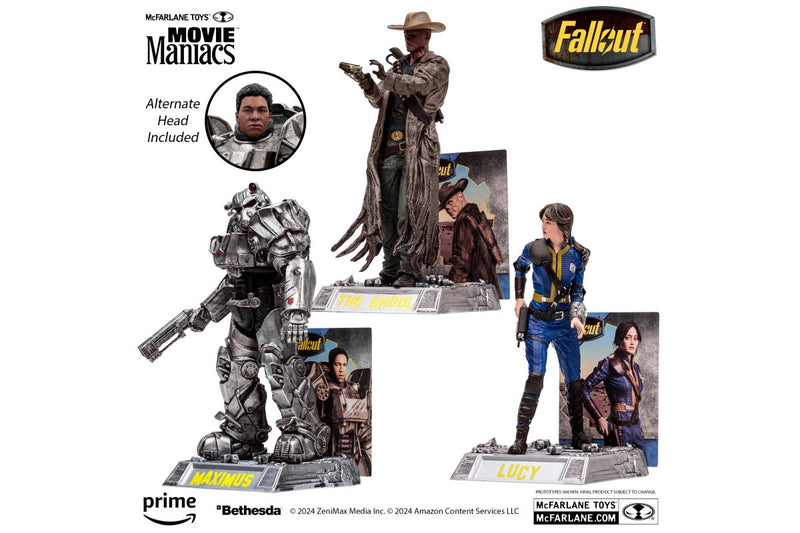 Fallout: Lucy & Maximus & The Ghoul - 6" Action Figure Set (3 pack)