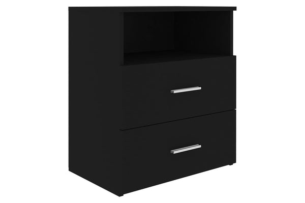 Bed Cabinet Black 50X32x60 Cm Bedside Tables