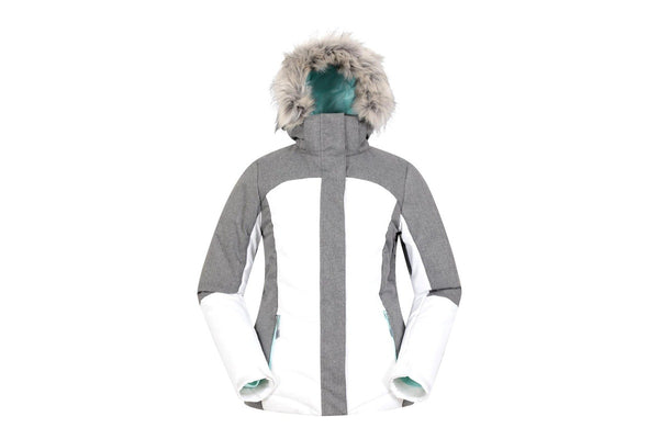 Mountain Warehouse Womens/Ladies Pyrenees II Padded Ski Jacket (White) (10 UK)