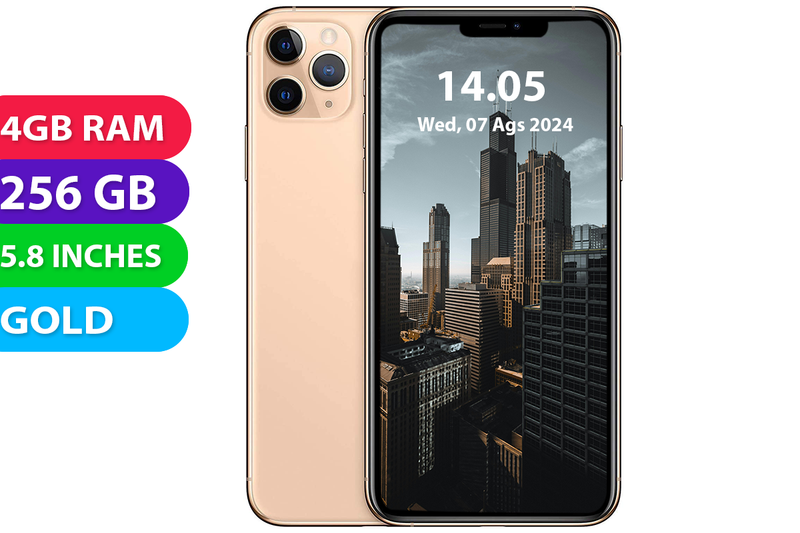 Apple iPhone 11 PRO (256GB, Gold, Global Ver) - Refurbished - As New
