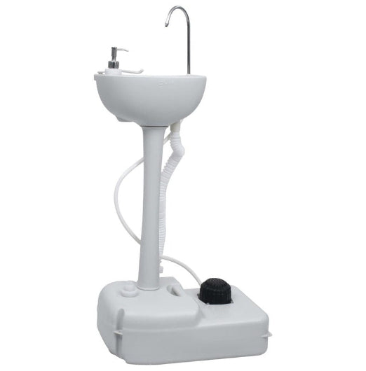 Portable Camping Handwash Stand Grey 20 L Camping Wash Basins