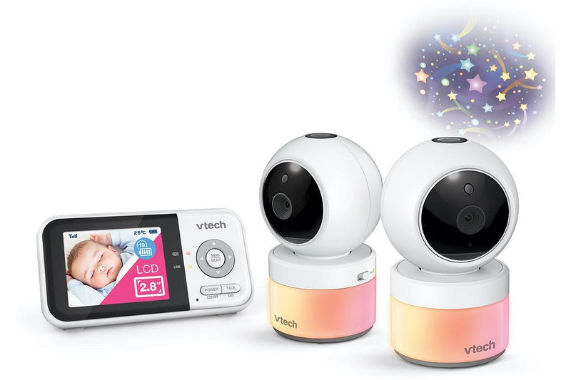Vtech: Full Colour Pan & Tilt Video Monitor Twin Camera Pack