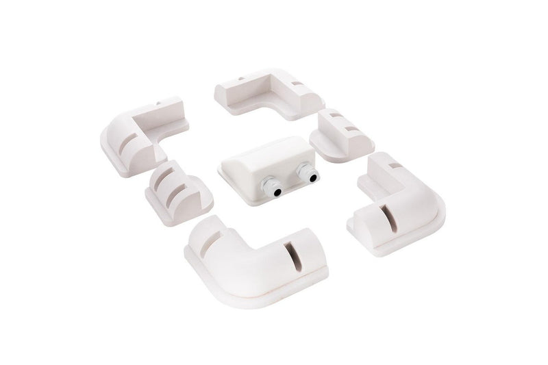 7Pcs Solar Panel Corner Mounting Brackets Kit
