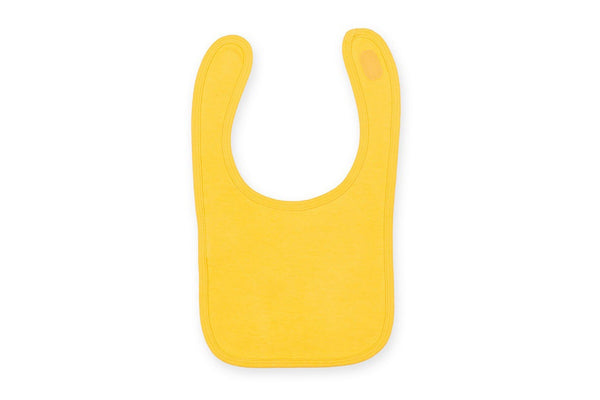 Larkwood Baby Unisex Plain & Contrast Bib (Pack of 2) (Sunflower) (One Size)