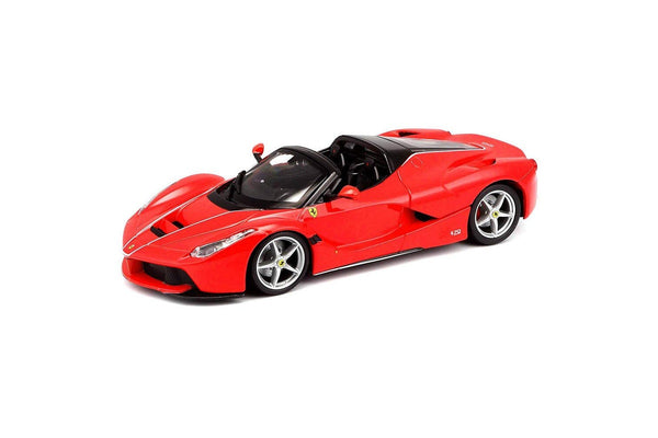 Bburago 1:24 Ferrari Race & Play LaFerrari Aperta Open Roof Car Replica Toy Red