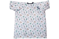 Bibado: Highchair Coverall Bib with Short Sleeves - Desert Hide and Seek
