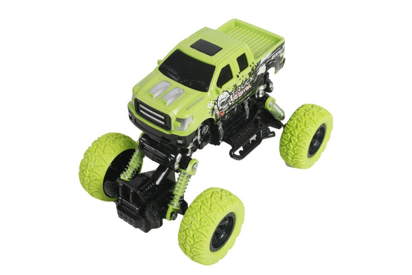 Toylife 18cm Big Wheel 4WD Drive Monster F Truck Toy Set Play Kids 3y+ Assorted