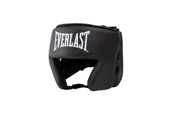 Everlast Leather Black Core Protective Head Gear