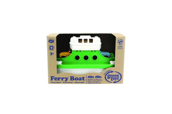 Green Toys Ferry Boat Green White Kids Toddler Bath Time Water Play Toy 1+