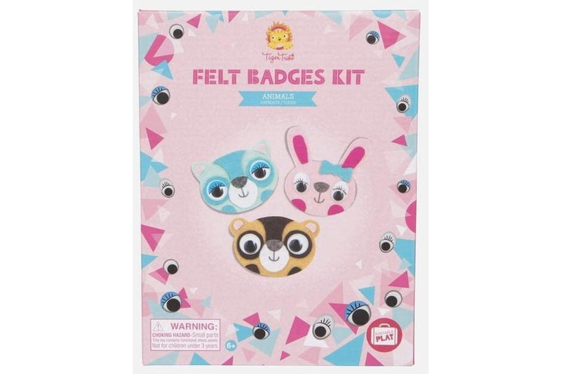 Tiger Tribe: Felt Badges Kit - Animals