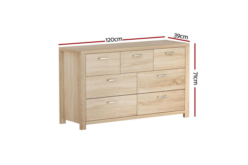 7 Chest of Drawers - MAXI Pine