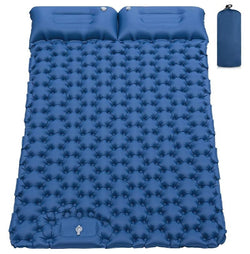 HYPERANGER Inflatable Double Camping Mat - Blue