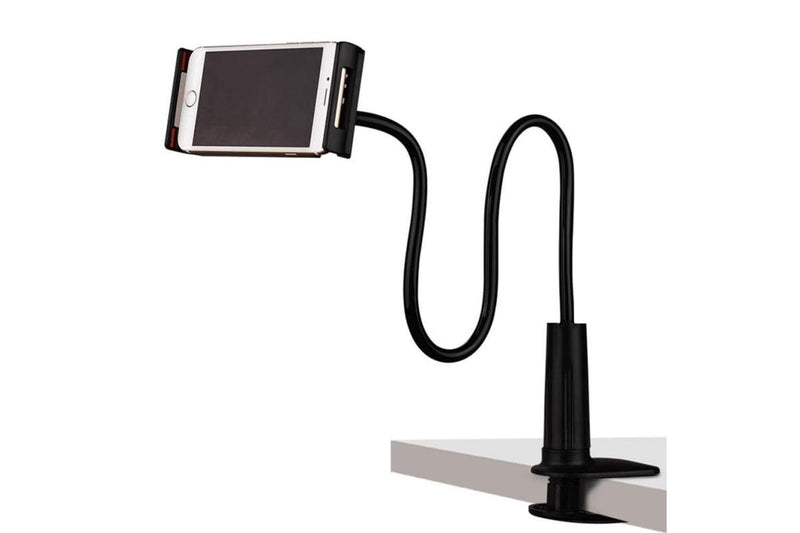 Flexible Gooseneck Phone Holder - Black