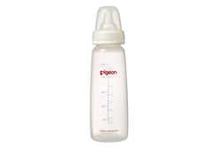 Pigeon Flexible Peristaltic 4m+ Nipple M Round Hole Baby 240ml Feeding Bottle