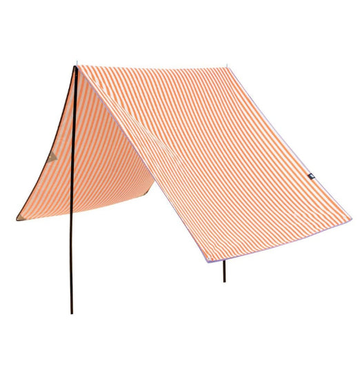 Life! Haven 150cm x 320cm A Frame Outdoor UV Sun Tent Shelter Canopy Grey Orange