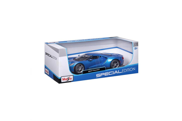 Maisto Special Edition 1:18 2017 Replica Diecast Ford GT Blue Toy Model Car 3y+