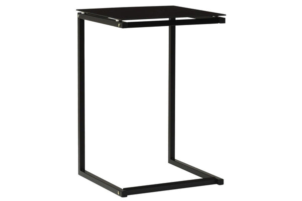 Side Table Black 40x40x60 cm Tempered Glass vidaXL