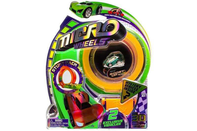 Micro Wheels Series 1 Stunt Vehicle Pack Toys - Assorted Colours