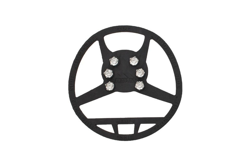 Trespass Gripz Non Slip Traction Aid Ice Grippers (Black) (L)