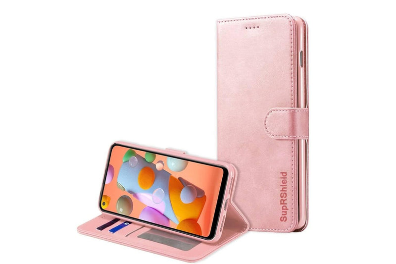 Samsung Galaxy A11 Case, Shockproof Rugged Heavy Duty Matte Protective Case Cover (Rose Gold)