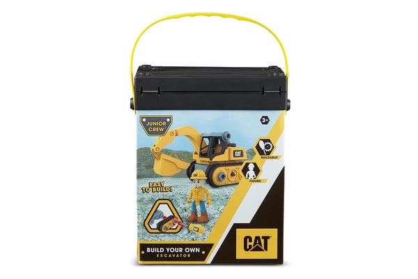 CAT Build Your Own DIY Junior Crew Machine Truck Kids Childrens Toy Assorted 3+