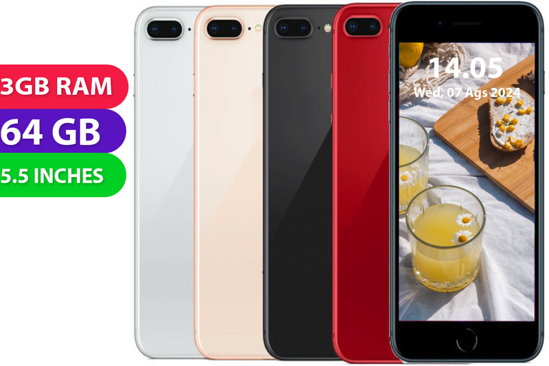 Apple iPhone 8+ Plus 64GB Any Colour Australian Stock - Refurbished - As New