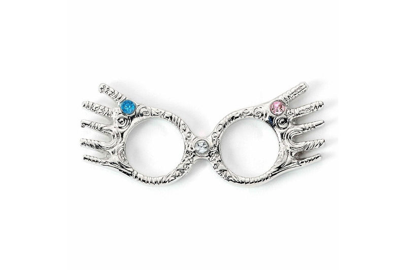 Harry Potter Glasses Luna Lovegood Badge (Silver) (One Size)