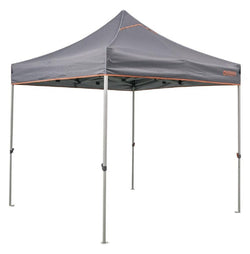 Wildtrak Outdoor 3x3m Portable Gazebo Shelter Premium 3.0 Adjustable Height Grey