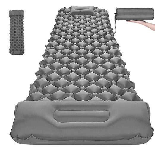 HYPERANGER Ultralight Inflatable Camping Bed - Gray