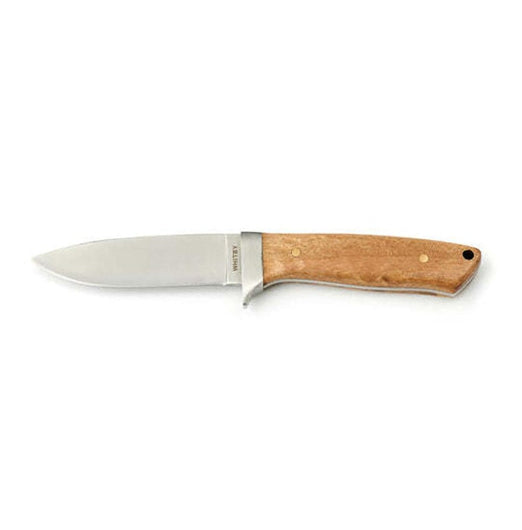 Whitby Knives Walnut Handle Survival Camping SS Knife w Sheath - 3.5'' Blade