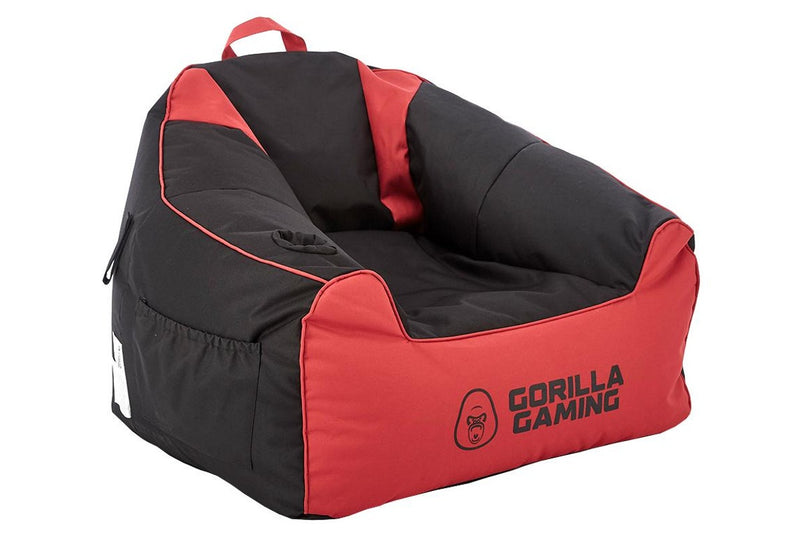Gorilla Gaming Pro Bean Bag - Black/Red