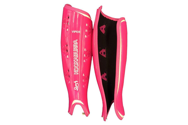 Kookaburra Viper Field Hockey Shinguards Protection Pair Pink