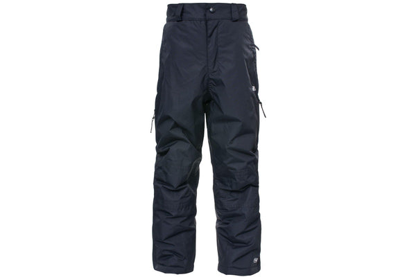 Trespass Kids Unisex Marvelous Ski Pants With Detachable Braces (Black) (3/4 Years)