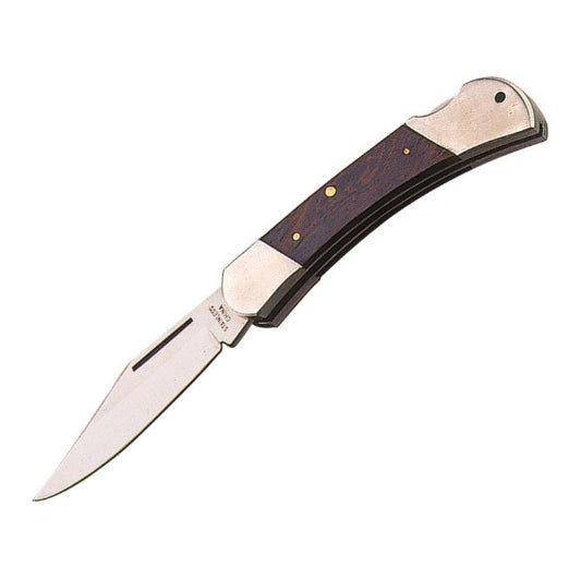 Whitby Knives Survival Camping SS Lock Knife Black Rosewood - 3.25'' Blade