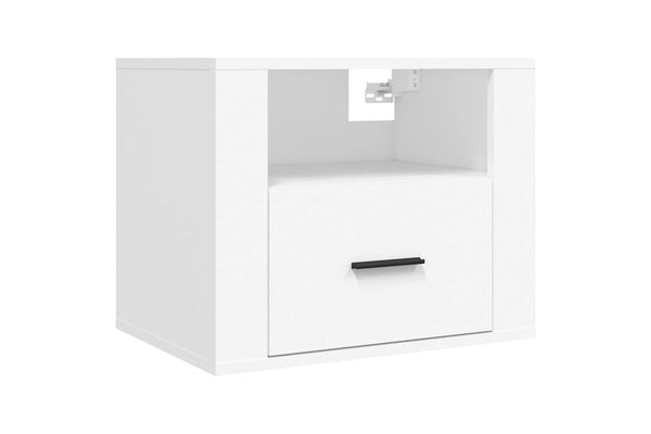 Wall-mounted Bedside Cabinet White 50x36x40 cm vidaXL