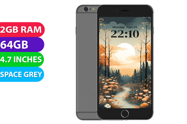 Apple iPhone 6S (64GB, Space Grey) - Grade (Good)