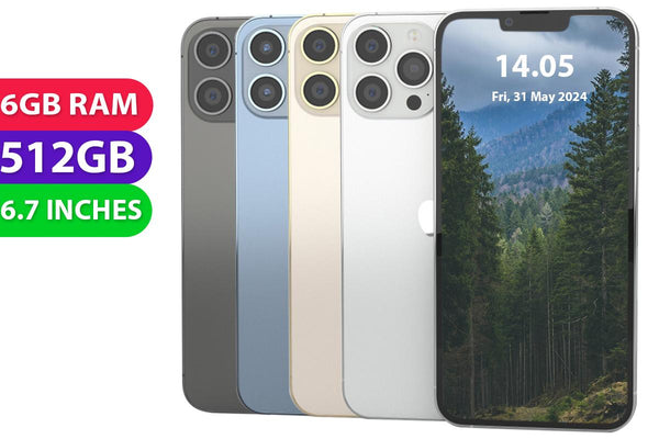 Apple iPhone 13 PRO MAX (512GB, Any Colour, Global Ver) - Refurbished - As New