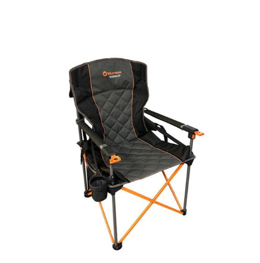 Wildtrak Nannup Camp Chair Dlx 200Kg Weight Rating Outdoor Camping 104x60cm
