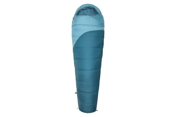 Mountain Warehouse Summit 250 Left Zip Mummy Sleeping Bag (Petrol) (215cm)
