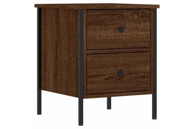 Bedside Cabinet Brown Oak 40x42x50 cm Engineered Wood vidaXL