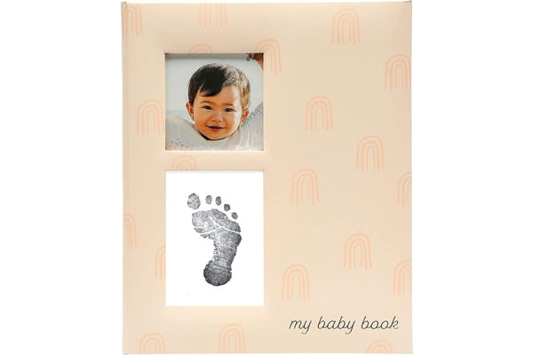 Pearhead: Rainbow Baby Book - Blush
