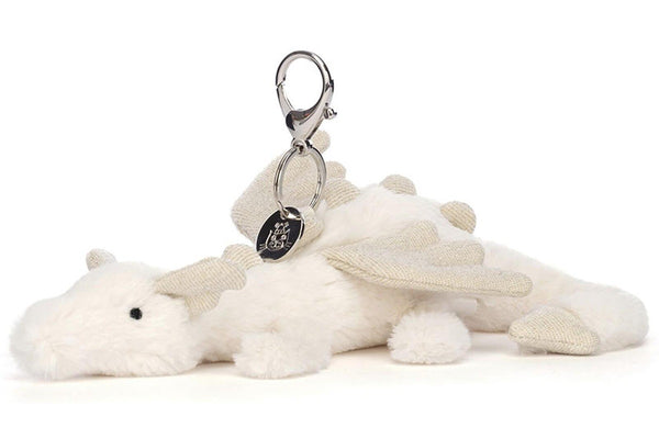 Jellycat: Snow Dragon - Bag Charm