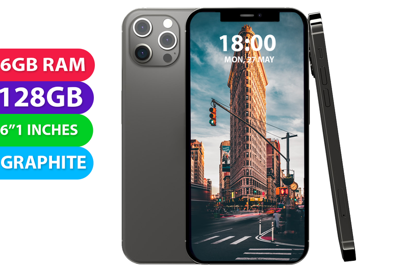 Apple iPhone 12 Pro (128GB, Graphite, Global Ver) - Excellent - Refurbished