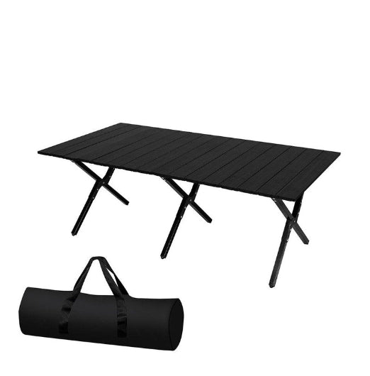Levede Folding Camping Table Black