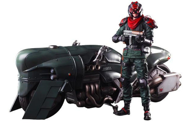 Final Fantasy VII Remake: Bike Guard & Bike - Play Arts Kai Figure Set