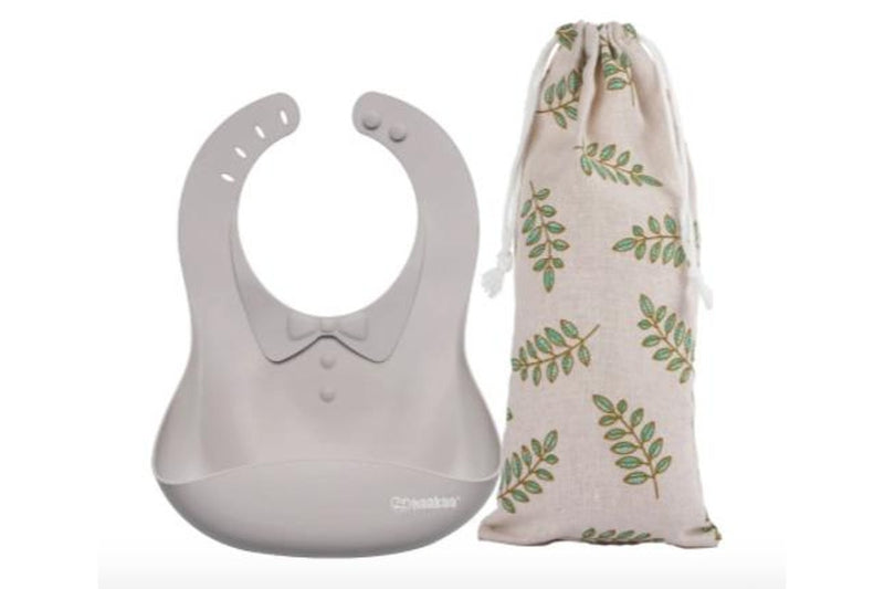 Haakaa: Silicone Baby Bib - Suva Grey