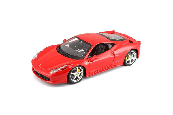 Bburago 1:24 Ferrari Race & Play 458 Italia Car Diecast Vehicle Kids Toys 3y+ RD