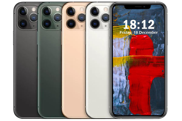 Apple iPhone 11 PRO 64GB Any Colour (Very Good - Refurbished, Leather Case + Protector)