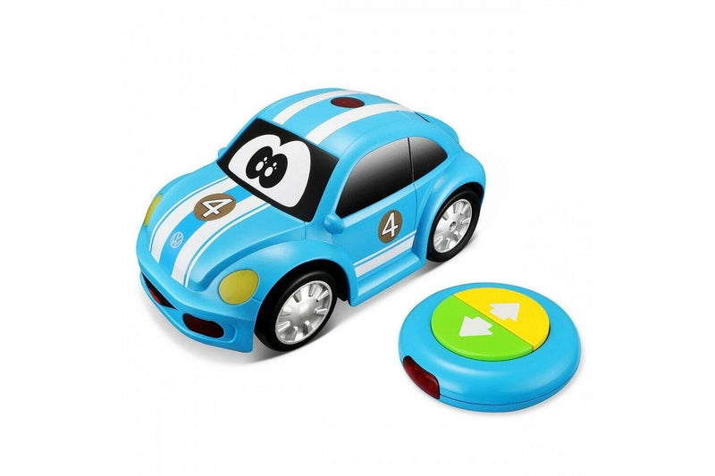 BB Junior My First RC New VW Beetle Car w Sound Light Kids Toddler Toy 18m+ Blue